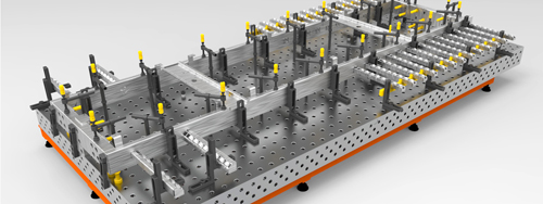 三維柔性組合工裝夾具系統(tǒng)主要模塊是什么