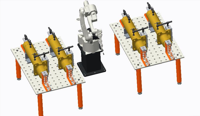 機(jī)器人焊接平板